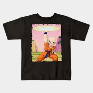 KRILLIN MERCH VTG Kids T-Shirt